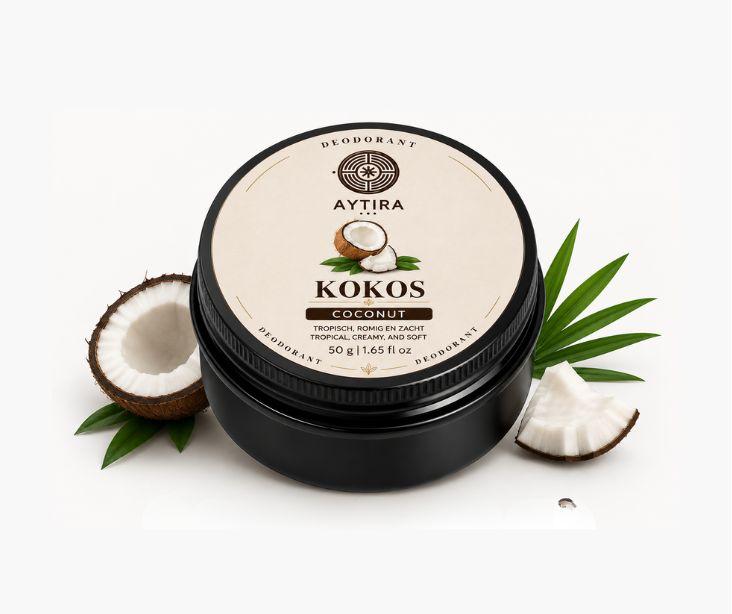 Aytira kokos deodorant 50 g – natuurlijke deo met sheaboter en kokosolie