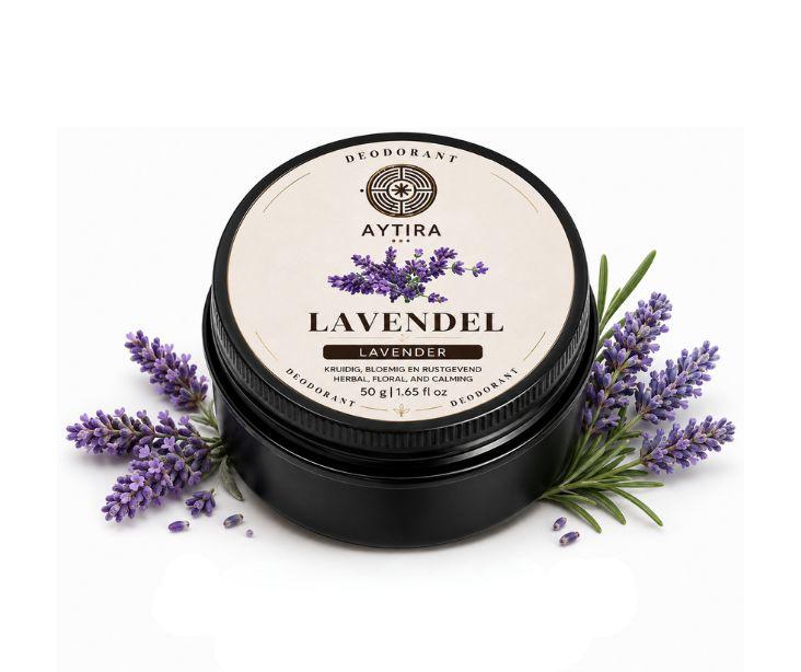 Aytira lavendel deodorant 50 g – natuurlijke deodorant met lavendelgeur