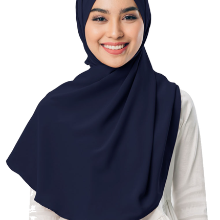Hoofdoek Crepe chiffon XL
