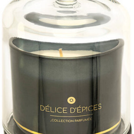 Bougie parfumée Ilae Spice Delight 240g - Parfum épicé - Pot en verre - Bougie parfumée de luxe - 60 heures de combustion - Bougie parfumée de luxe - Bougie