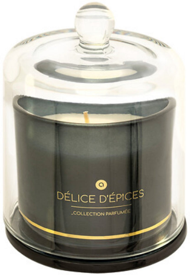 Bougie parfumée Ilae Spice Delight 240g - Parfum épicé - Pot en verre - Bougie parfumée de luxe - 60 heures de combustion - Bougie parfumée de luxe - Bougie