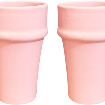 Tasse en céramique - Lot de 2 - Faite à la main - Tasse à café - Tasse à thé