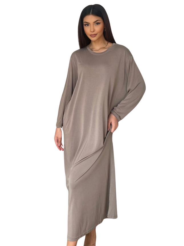 Basic Dress Amara - Robe longue