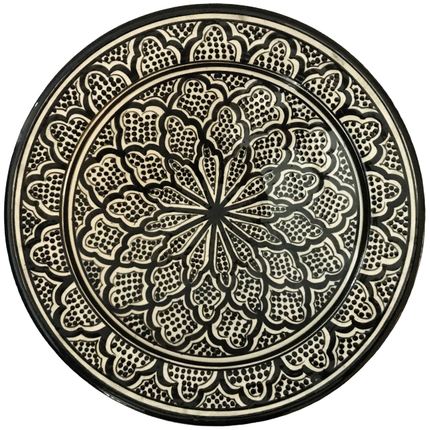 Plat marocain en céramique Ø 35