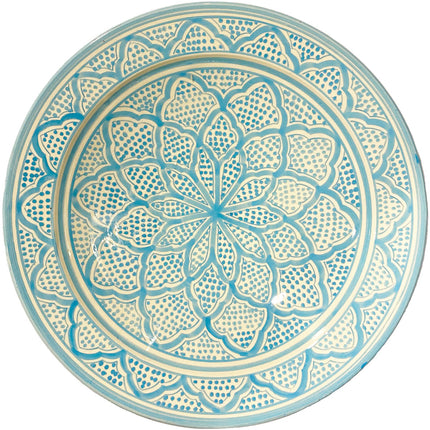 Plat marocain peint à la main ø35 cm
