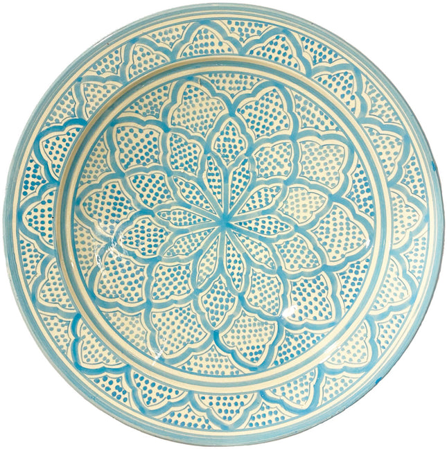 Plat marocain peint à la main ø35 cm