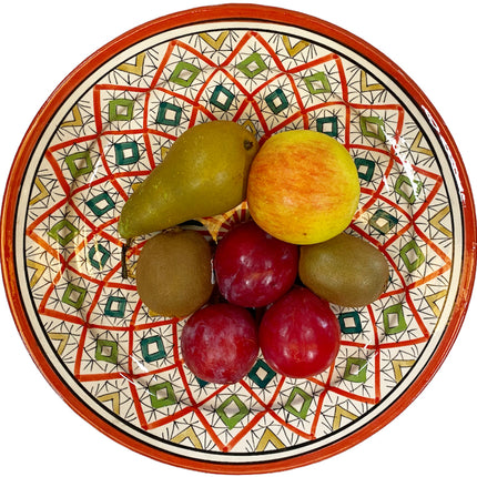 Plat en terre cuite Asfi Ø35