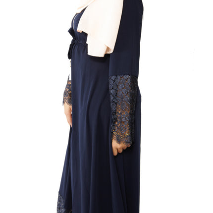 Abaya luxueuse en dentelle