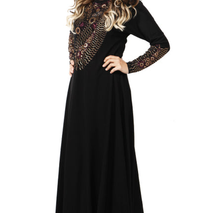Abaya tendance luxueuse