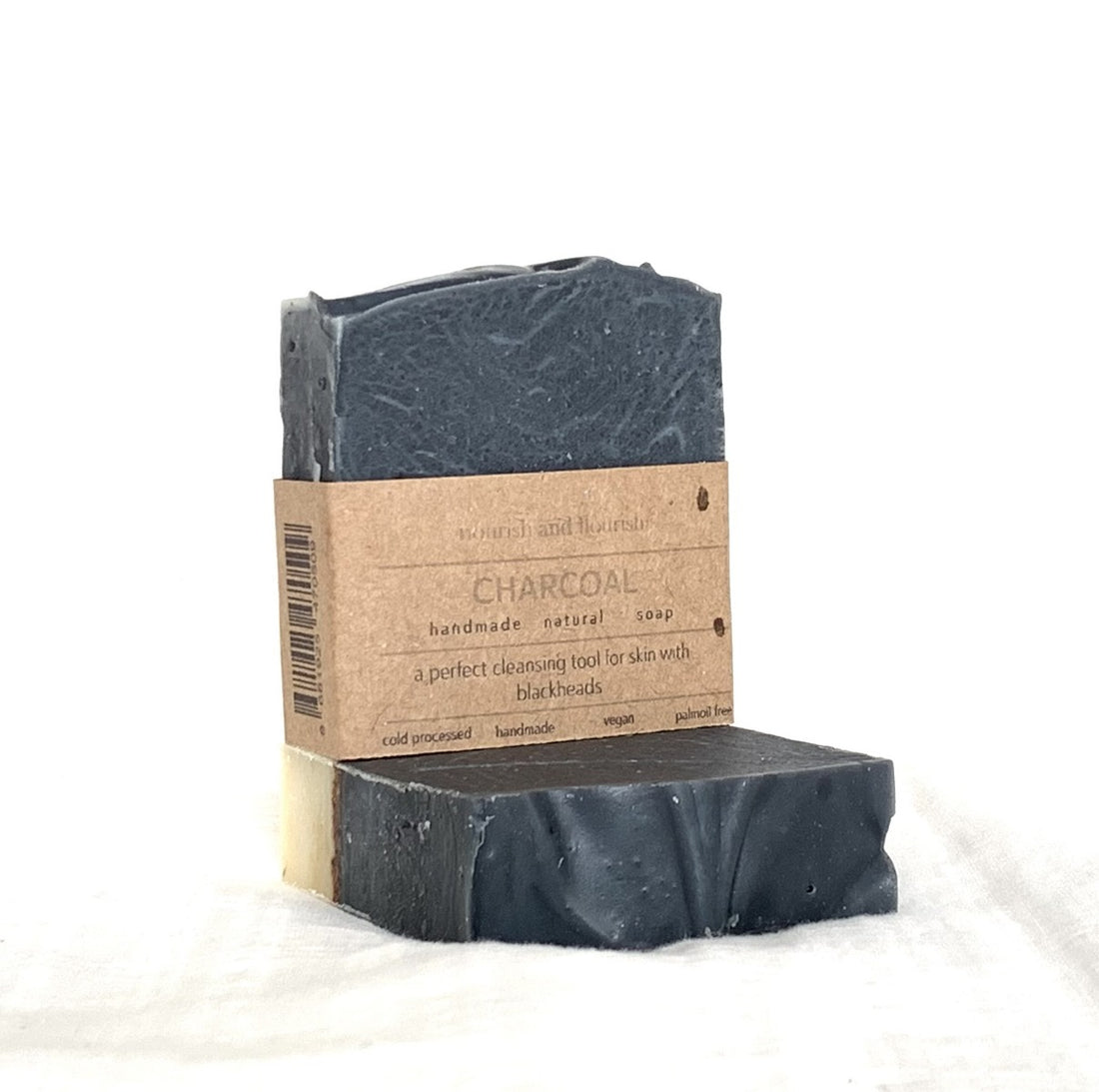 Activated charcoal soap