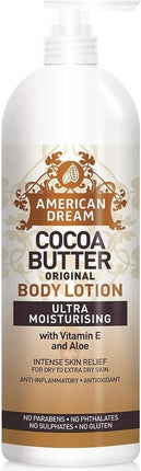 Lait corps au beurre de cacao American Dream Original 750ml - Beurre de cacao