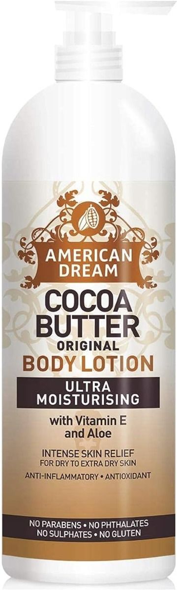 American Dream Cocoa Butter body lotion Original – cacaoboter, 750 ml