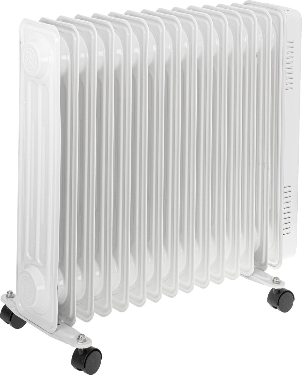 Olie elektrisch verwarmingstoestel, Olie, 15 ribs , Binnen, Vloer