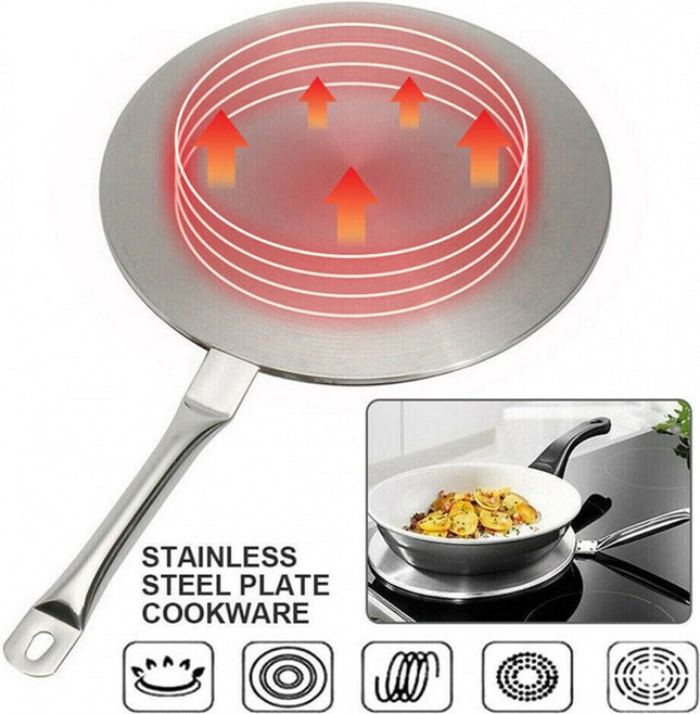 Adaptateur induction XL - Plaque d'adaptation induction inox 28 cm - Convertisseur induction