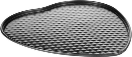 Moule à charnière - Forme de cœur - 24 x 23 cm - Métal