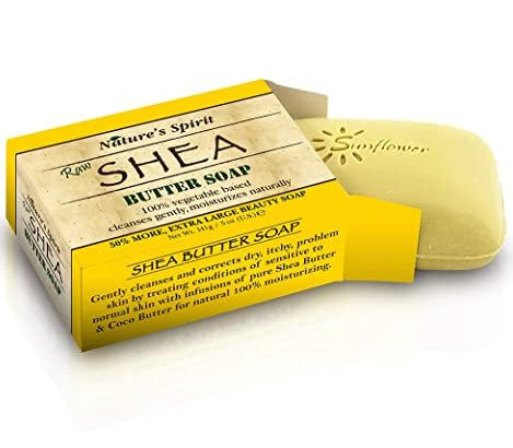 Nature's Spirit Rohe Sheabutter Seife