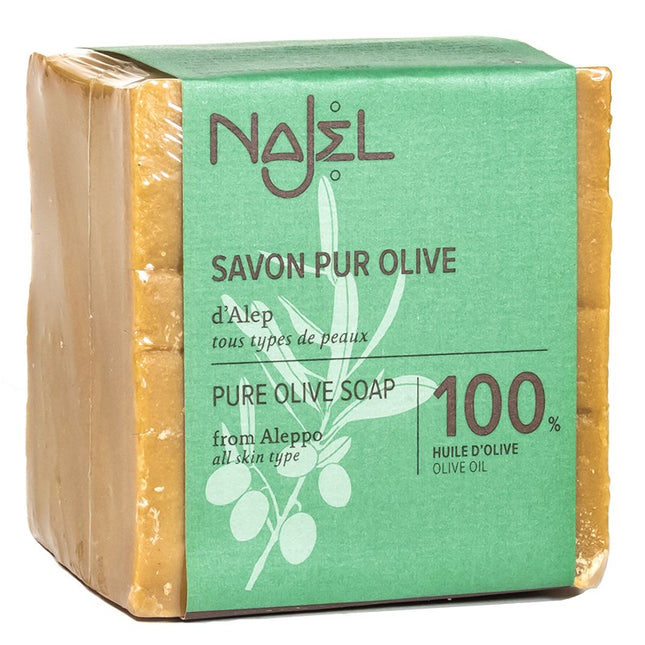 Savon d'Alep pur à l'huile d'olive de Syrie