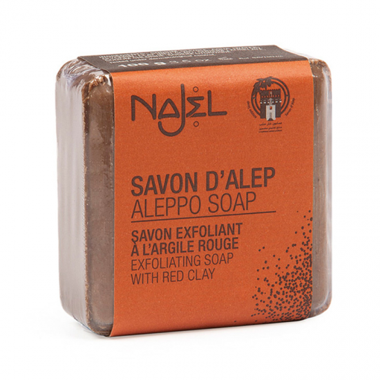 Savon d'Alep à l'argile rouge - 100g