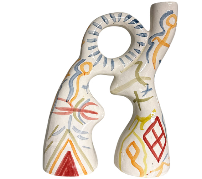 Handgemaakte Marokkaanse Vaas met Amazigh Design