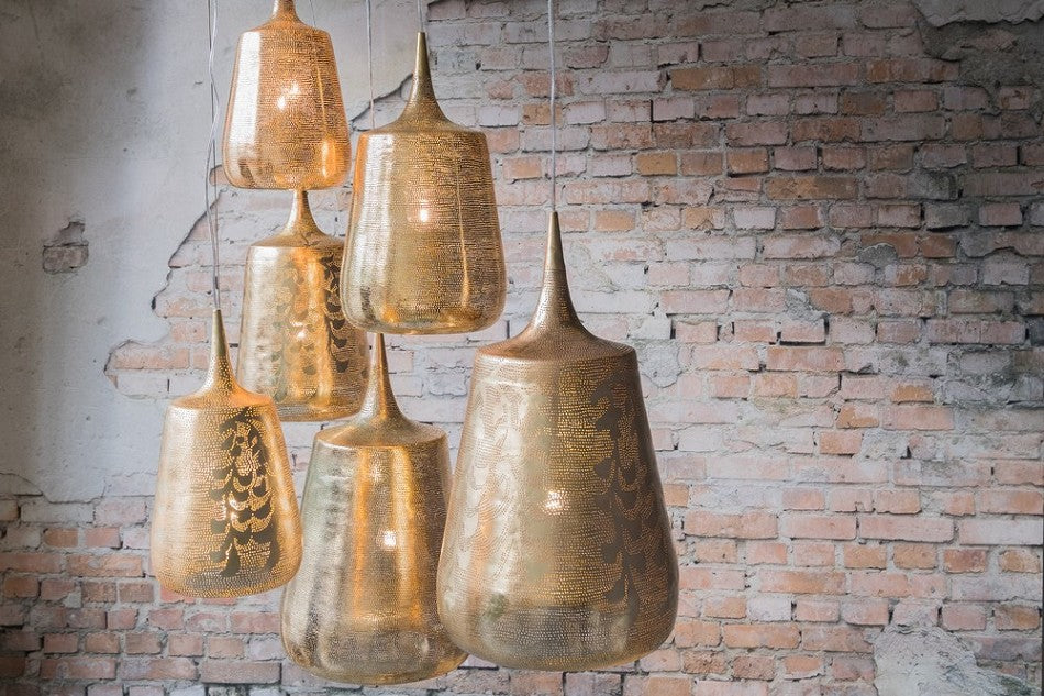 Zenza - Pendant lamp - Trophy - Blossom - Gold