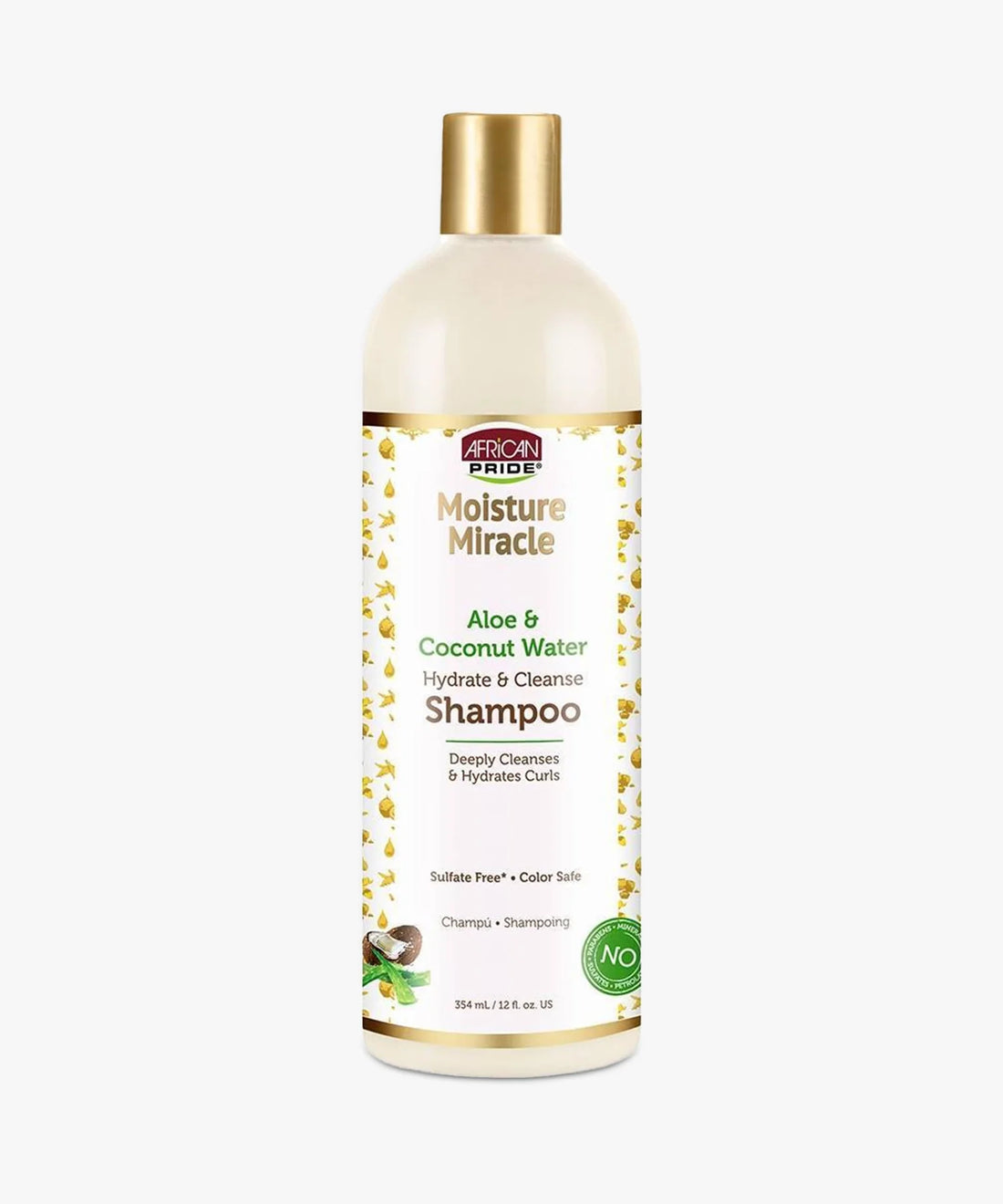 African Pride Moisture Miracle Aloe & Coconut Water Hydrate & Cleanse Shampoo 354 ml