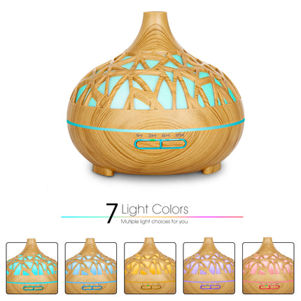 Diffuseur d'arômes - 300 ml - Humidificateur d'air - 7 couleurs LED