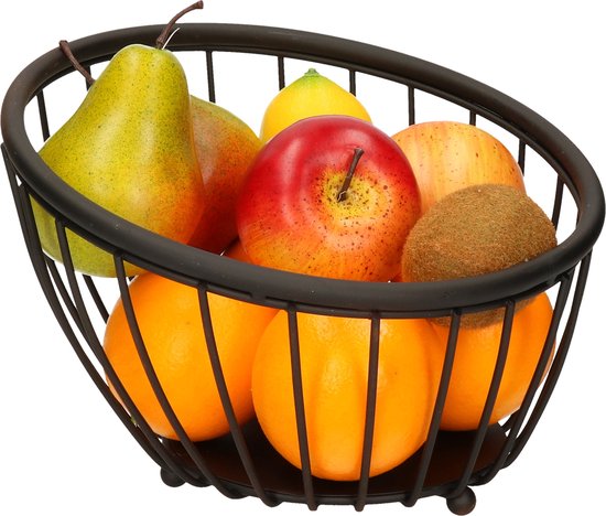 Artex Black Globe Fruitschaal - Ø 25 cm - Zwart