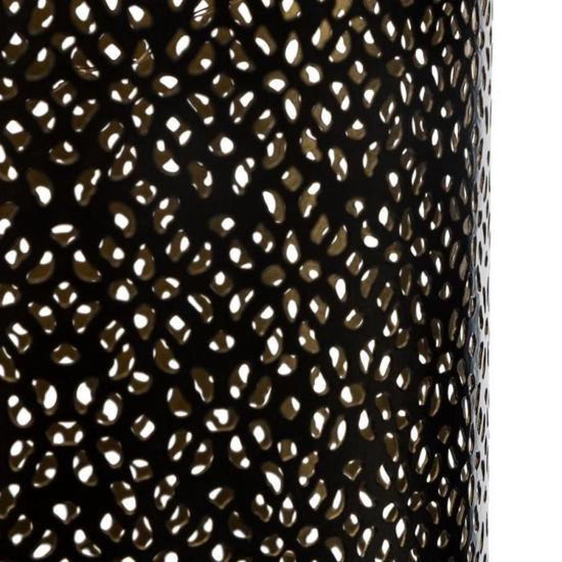 Metalen zonnelantaarn Hoog 25, 5 cm, 12 x breed, 12 x lengte, zwart