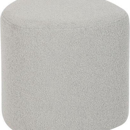 Pouf Estria Atmosphera - 40x40cm - Gris clair