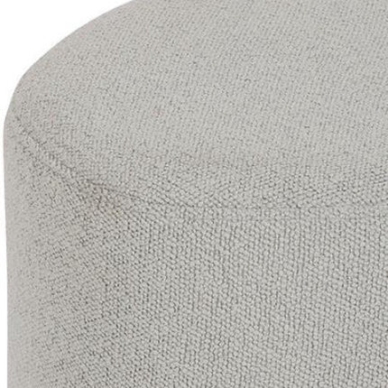 Pouf Estria Atmosphera - 40x40cm - Gris clair