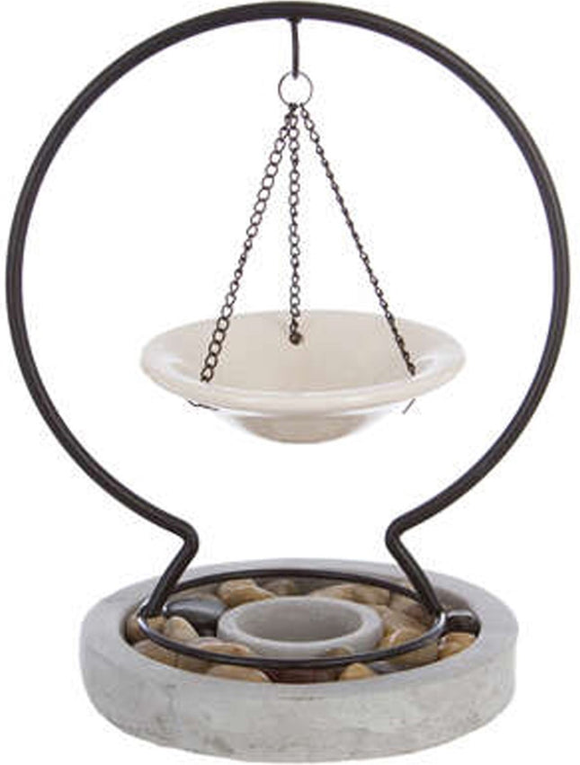 Brûleur à parfum Omega pour blocs d'ambre/huiles parfumées