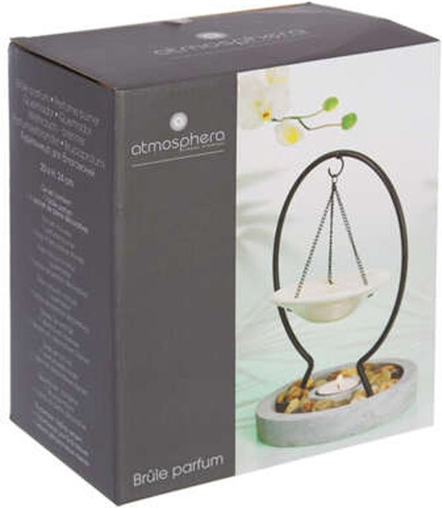 Brûleur à parfum Omega pour blocs d'ambre/huiles parfumées