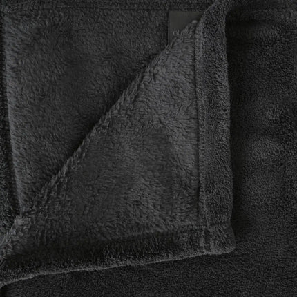 Atmosphera Grand plaid polaire/couverture polaire - anthracite - 180 x 230 cm