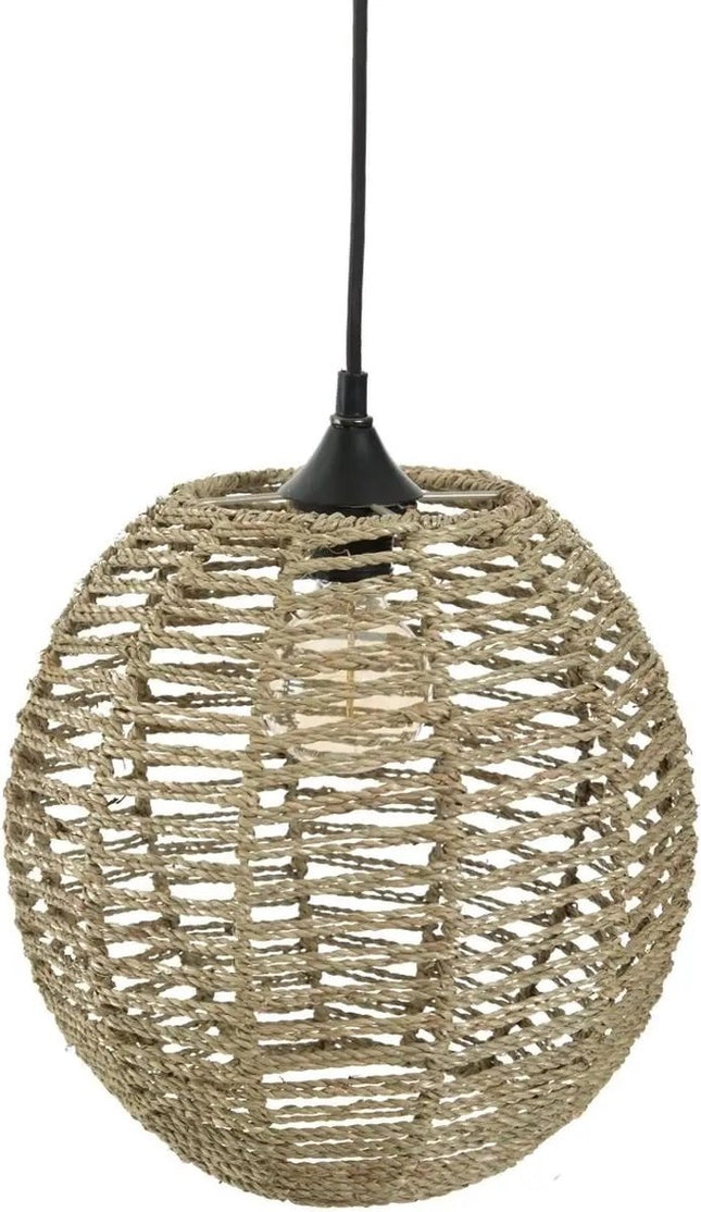 Hanglamp - Design - Metal - Rotan - 33 cm