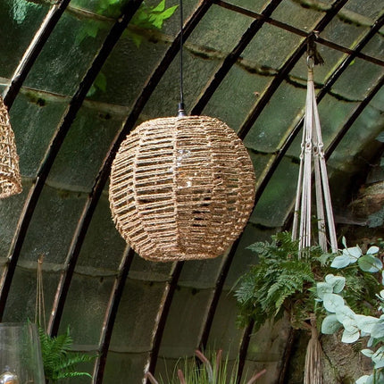 Hanglamp - Design - Metal - Rotan - 33 cm