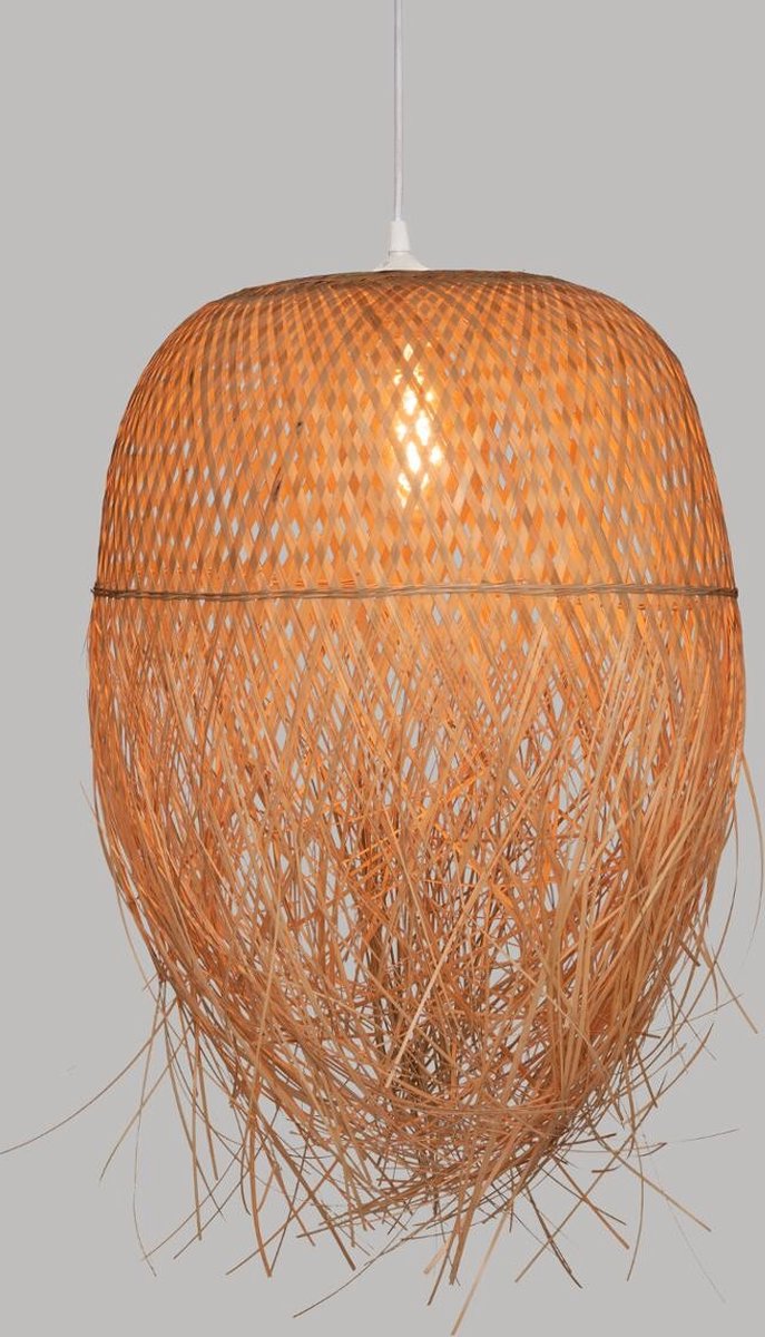 Atmosphera Pendant Light Elis - E27, not included - Ø40xH60cm - Natural