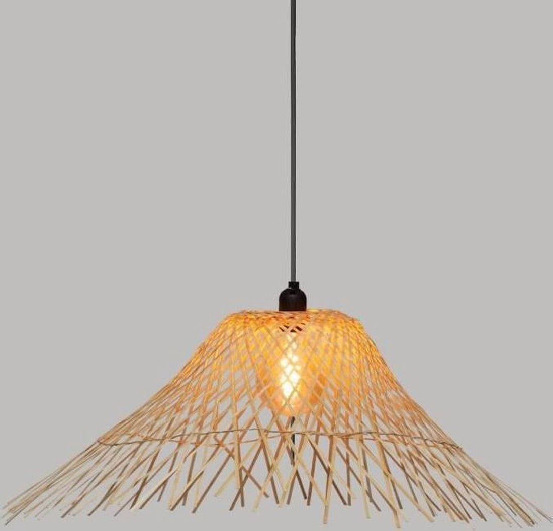 Atmosphera Hängelampe Moxa Bambus - E27, nicht enthalten - Ø76xH27 cm - Natur