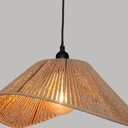 Suspension Atmosphera Myha - E27, non incluse - Ø45xH17cm - Beige