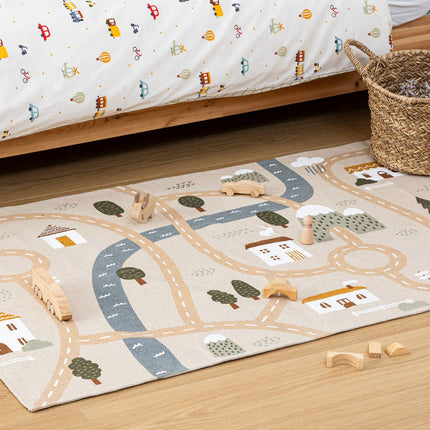 Atmosphera Kids Tapis Niels Jute - 100x150cm - Multi