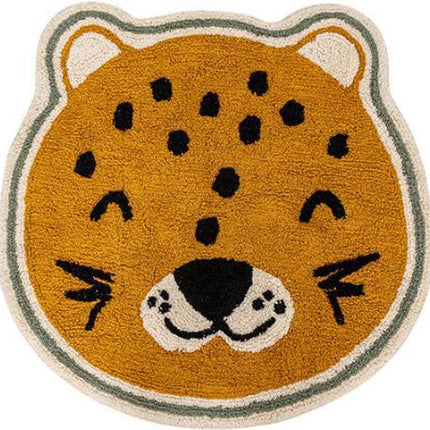 Atmosphera Kids Vloerkleed Kori Luipaard Ø90cm - Oker