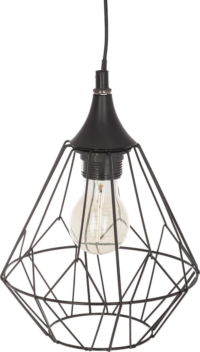 Atmosphera Plafondlamp - ˜ 19 x 24 cm - 40 W - Zwart