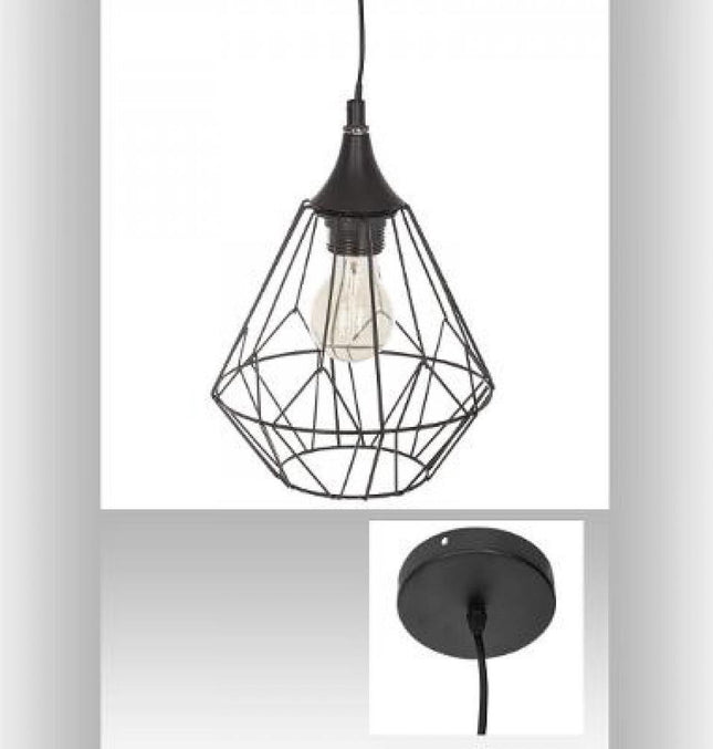 Atmosphera Plafonnier - ˜ 19 x 24 cm - 40 W - Noir