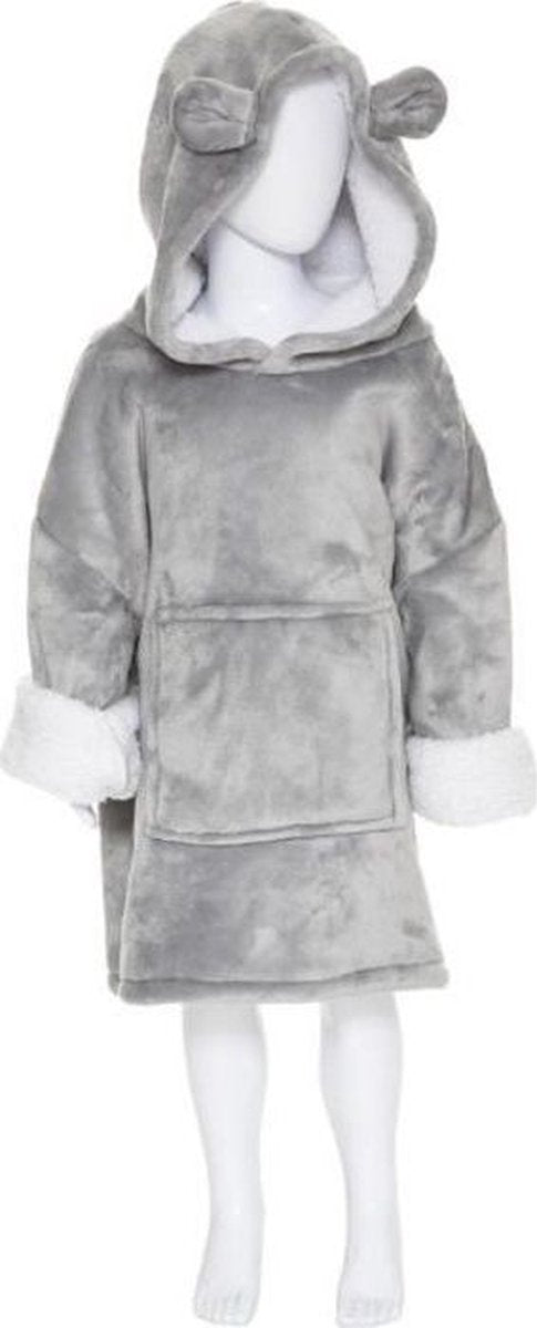 Plaid sweater beer kind - Extra zacht - Fleece trui - ONE SIZE - 3 tot 10 jaar