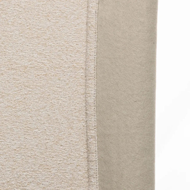 Atmosphera Soana Verduisterend en isolerend Gordijn 140x260cm - Kant en klaar met ringen - Beige