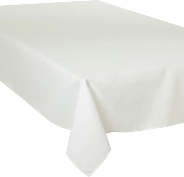 Atmosphera Tafelkleed - 300 x 150 cm - ivoor wit - Eettafel tafellakens - polyester