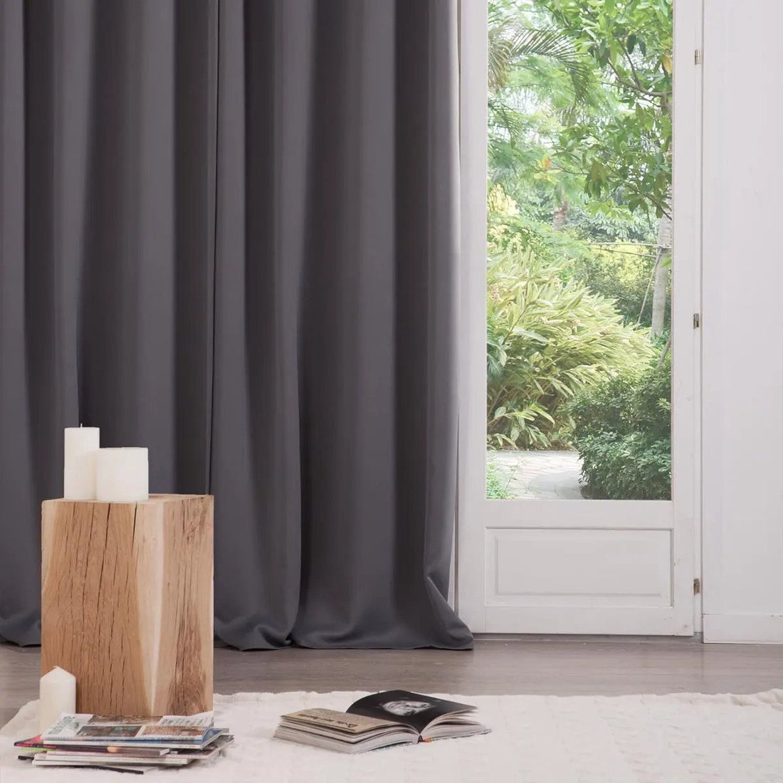 Atmosphera verduisterende gordijnen donkergrijs – set van 2, 135 x 240 cm