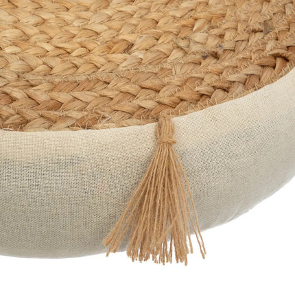 Coussin de sol Rituals - beige - jute/coton - 38 x 8 cm