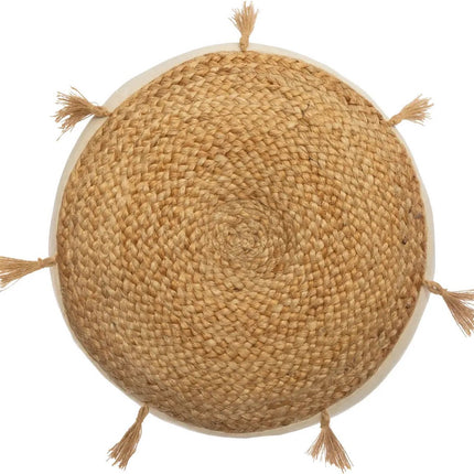 Coussin de sol Rituals - beige - jute/coton - 38 x 8 cm
