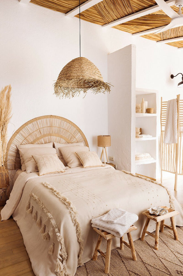 Tabouret/table d'appoint - bois - couleur bois - L23 x P34 x H31 cm