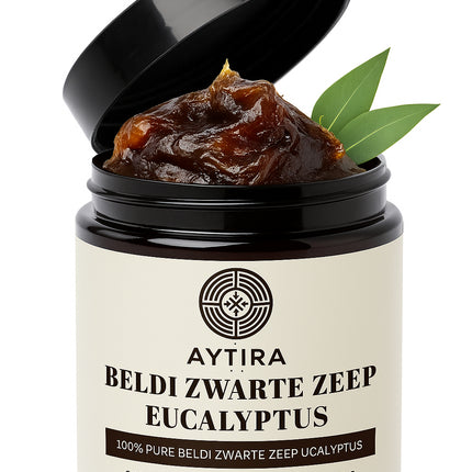 Aytira Beldi Savon Noir Eucalyptus – Savon Marocain Naturel 200g